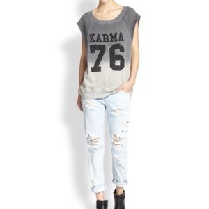 Pam & Gala Karma Studded Ombré Vest Size S